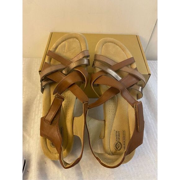 Earth Spirt Sandals size 11 brown gel - Picture 1 of 5